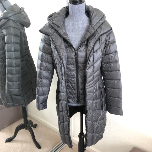 Bernardo Double Puffer Quilted Walker Coat - Picture 2 of 15